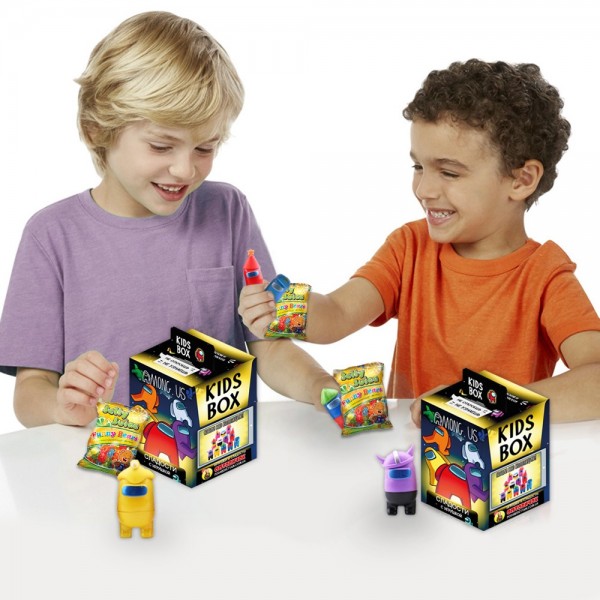 Кидс Бокс Among Us Амонг Ас Kids box мармелад с игрушкой в коробочке