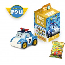Полі Робокар Robocar poli Світбокс Кідсбокс kids box колекційна фігурка в коробочці з мармеладом