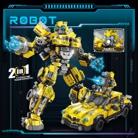 Конструктор трансформер Бамблби Bumblebee машина трансформер робот детский игрушка 240 дет.