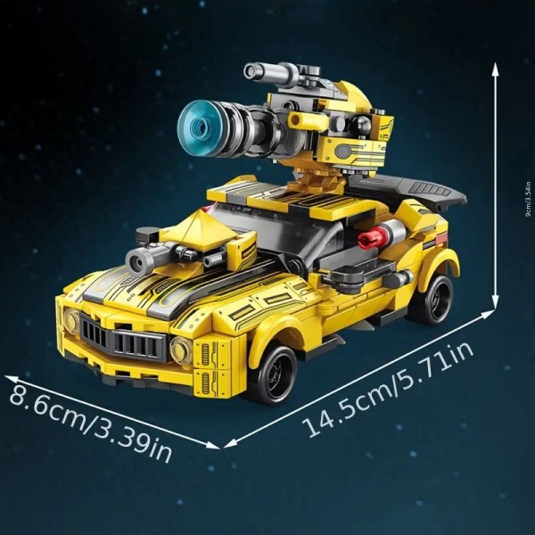 Конструктор трансформер Бамблбі Bumblebee машина трансформер робот дитячий іграшка 240 дет.