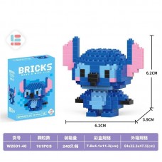 Стич конструктор Stitch Лило и Стич Bricks 161 деталь 3D конструктор из миниблоков