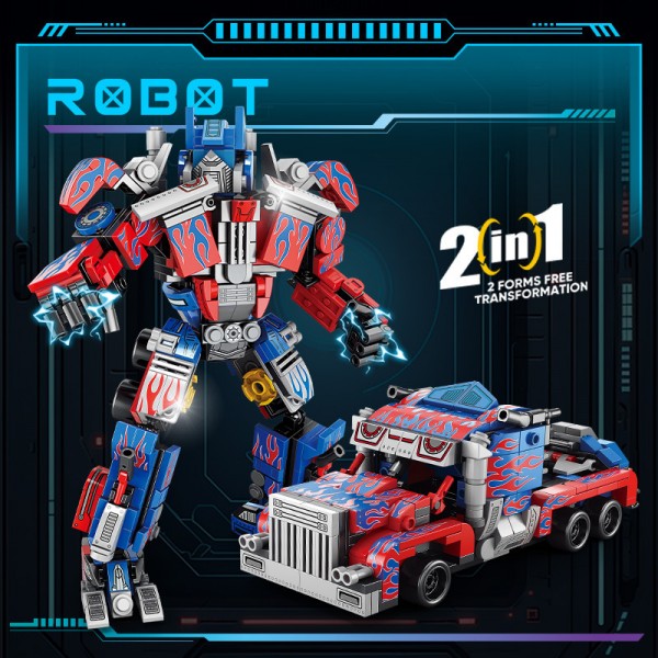 Конструктор трансформер Оптимус прайм Optimus Prime машина трансформер робот дитячий іграшка 240 дет.