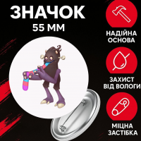 Значек Мои Поющие Монстры май сингинг монстер My Singing Monsters на булавке на рюкзак 55 мм 1 шт