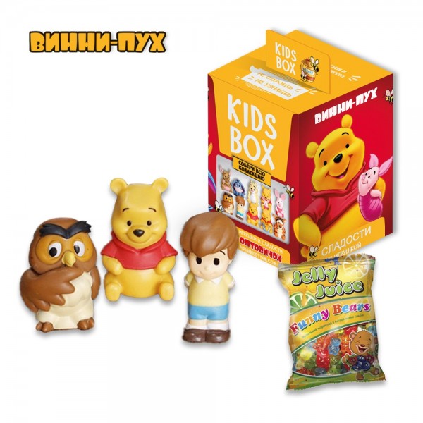 Вінні Пух Winnie the Pooh Дісней Sweetbox Світбокс мармелад з іграшкою в коробочці