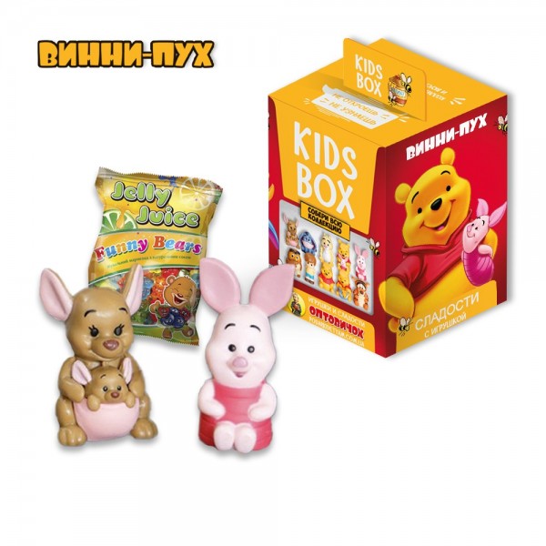 Вінні Пух Winnie the Pooh Дісней Sweetbox Світбокс мармелад з іграшкою в коробочці