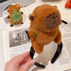Капібара обідок для волосся Capybara із шпильками 8 см обруч м'яка іграшка