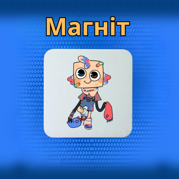 Магніт У Світі Денді Roblox Dandy's World 5*5см