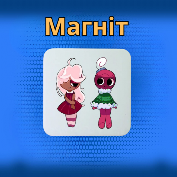 Магніт У Світі Денді Roblox Dandy's World 5*5см