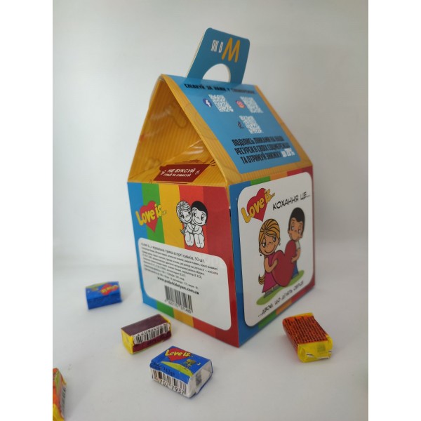 Лав ис Лов ис Love is Лове из упаковка жевательной резинки Ассорти жевательная резинка 50 шт