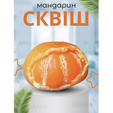 Таба іграшка антистрес Squishy Taba Сквіші мандаринка новорічний сквіш 5*3*5 см