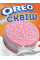 Сквіш орео печиво таба лапка іграшка антистрес рожевий 6,5 см