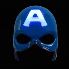 Маска Капитан Америка: Детская, со светом, Avenger, Captain America, маска супергероя