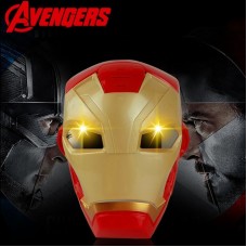 Маска Железный человек со светом Avenger Ironman Айронмен