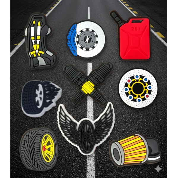 Джибітси автозапчастини ремонт авто інструменти Drive 9 шт аксесуари крокс прикраса