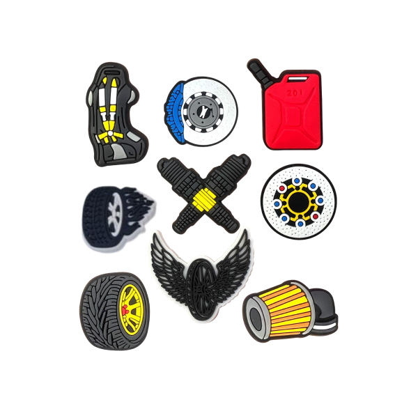 Джибітси автозапчастини ремонт авто інструменти Drive 9 шт аксесуари крокс прикраса