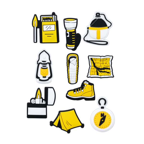 Джибітси кемпінг альпініст альпінізм похід camping гори 10 шт аксесуари крокс прикраса