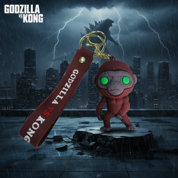 Брелок Годзілла Suco Годзілла і Конг Нова імперія Godzilla x Kong фігурка іграшка для ключів, рюкзака, сумки 6,5 см