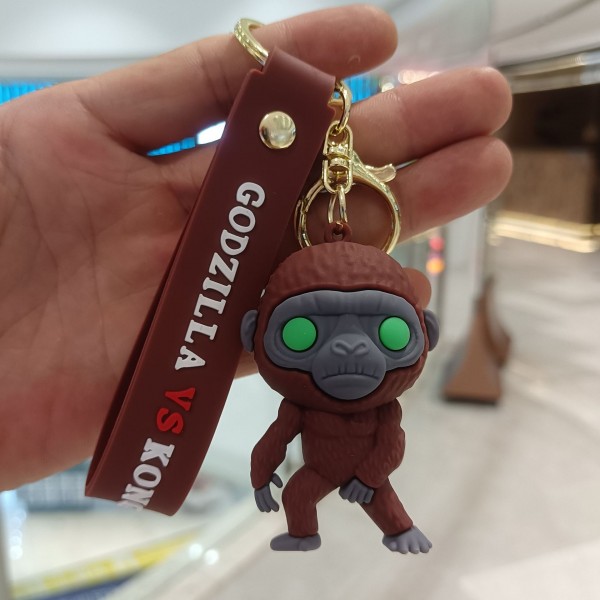 Брелок Годзілла Suco Годзілла і Конг Нова імперія Godzilla x Kong фігурка іграшка для ключів, рюкзака, сумки 6,5 см