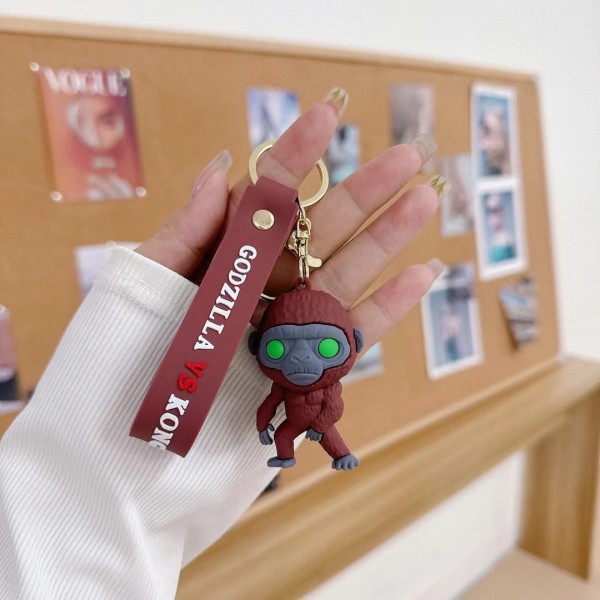 Брелок Годзілла Suco Годзілла і Конг Нова імперія Godzilla x Kong фігурка іграшка для ключів, рюкзака, сумки 6,5 см