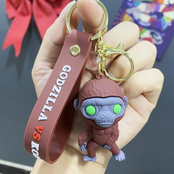 Брелок Годзілла Suco Годзілла і Конг Нова імперія Godzilla x Kong фігурка іграшка для ключів, рюкзака, сумки 6,5 см