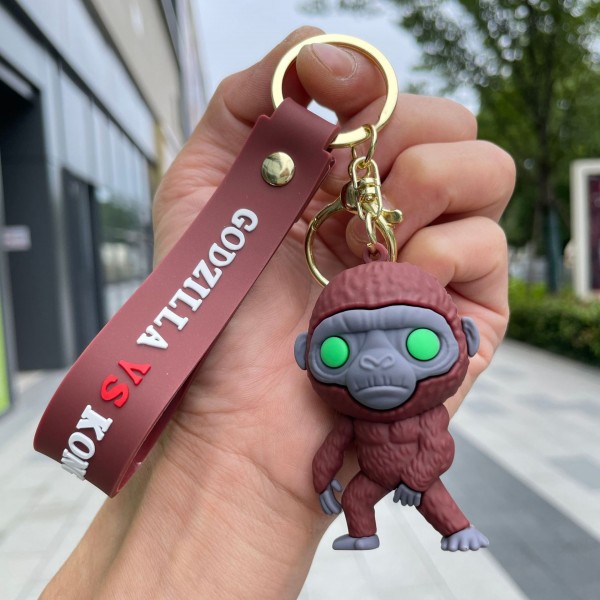 Брелок Годзілла Suco Годзілла і Конг Нова імперія Godzilla x Kong фігурка іграшка для ключів, рюкзака, сумки 6,5 см