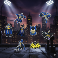 Джибитсы Бэтмен Batman 8 шт аксессуары крокс украшение