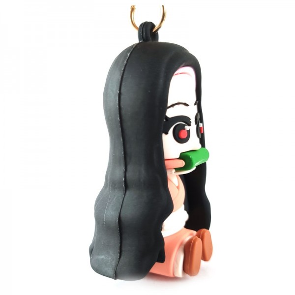 Брелок Клинок розсікаючий демонів Незуко Камадо Kamado Nezuko Kimetsu no Yaiba на рюкзак, ключі 6 см
