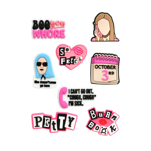 Джибітси дівчини мода краса 8 шт аксесуари крокс прикраса