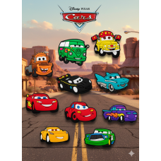 Джибитсы Тачки Cars 10 шт аксессуары крокс украшение