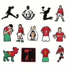 Джибитсы футбол спорт football sport футбольная спортивная тематика 13 шт аксессуары для обуви крокс украшение