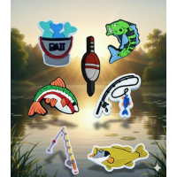 Джибітси рибалка та відпочинок рибальські снасті риба 7 шт аксесуари крокс прикраса