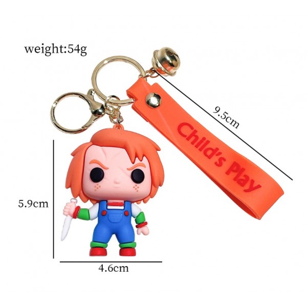 Брелок Чакі Chucky Horror Childs Play Дитяча гра фігурка іграшка для ключів, рюкзака, сумки 5,9 см