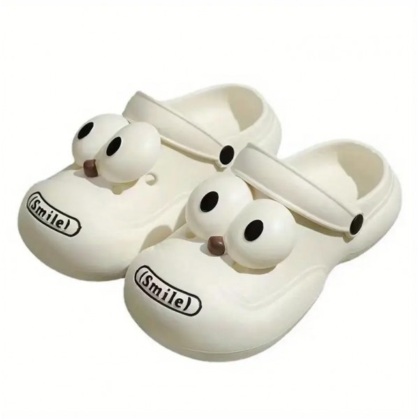 Джибітси очі милі смішні прикраси для взуття з великими очима аксесуари крокс прикраса 2 шт