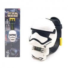 Звездные войны Star wars стар варс Часы белые штурмовик