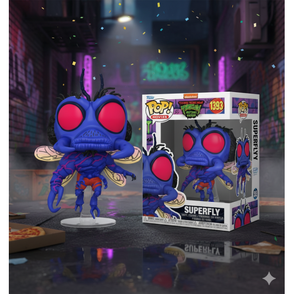 Фігурка Funko pop Черепашки Ніндзя Суперфлай Superfly Фанко TMNT Ninja Turtles 12,7 см №1393