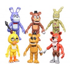 П'ять ночей з Фредді фігурки FNAF Five Nights at Freddy's Аніматроніки 6 шт 11см