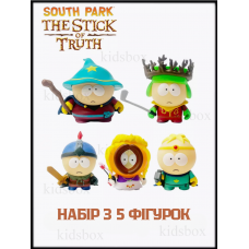 Південний Парк фігурки South Park набір іграшок Саус парк Картман Кайл Стен Кенні Баттерс 5 шт 5,5-7см