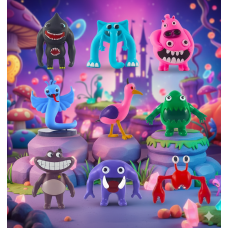 Дитячий садок Банбана фігурки Garten of Banban банбан Райдужні друзі Rainbow Friends Райнбоу френдс фігурки 9 шт 5- 7,5см
