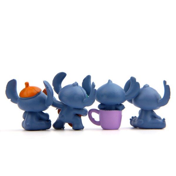 Фігурки Ліло та Стіч Lilo & Stitch дитячі іграшки набір 4 шт 3-3,5 см