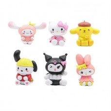Куромі Санріо Куромі Моя Мелодія фігурки Sanrio Kuromi My Melody 6шт 6см