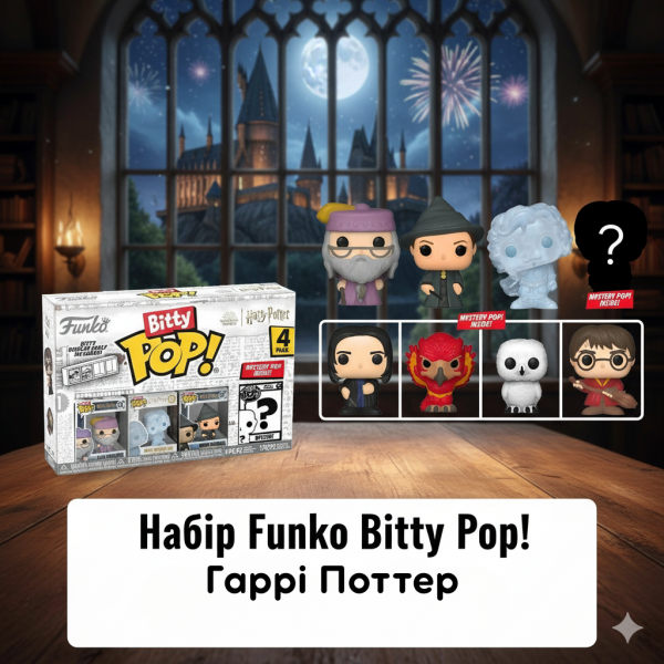 Набір фігурок Funko Bitty POP Гаррі Поттер Фанко міні Поп дитячі фігурки 3 см