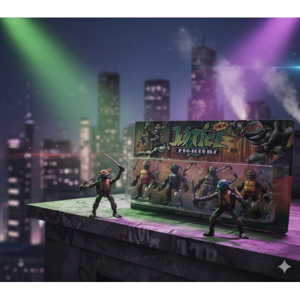 Набір фігурок Черепашки Ніндзя TMNT Teenage Mutant Ninja Turtle фігурки героїв 4 шт.