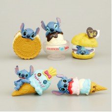 Ліло та Стіч фігурки Lilo Stitch із солодощами мультфільм 5 шт./компл. 2-2,5см