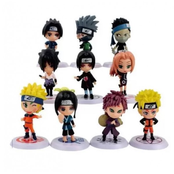 Фігурки Наруто Naruto набір аніме іграшки 10 шт 6 см
