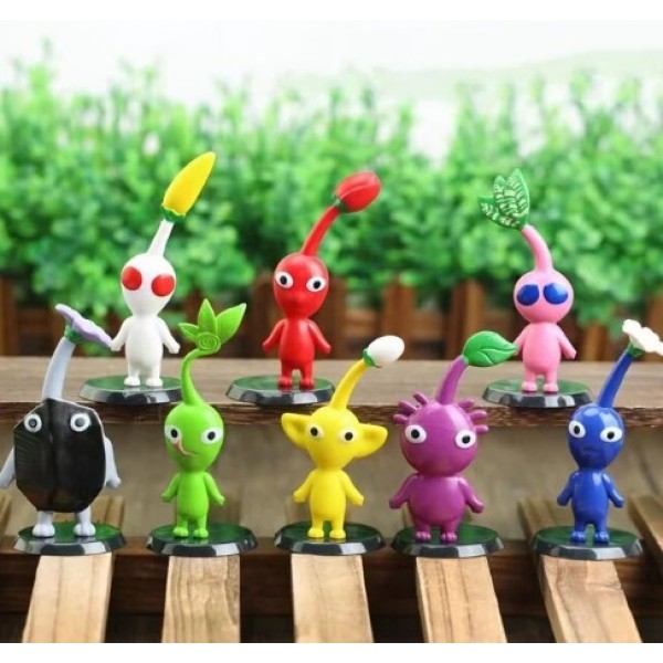 Набір фігурок Пікмін Pikmin іграшки 8 шт 5-10 см