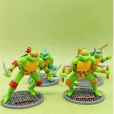 Набір фігурок TMNT Черепашки ніндзя Ninja Turtles Мікеланджело, Рафаель, Донателло, Леонардо 4 шт.
