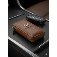 Брелок Хонда коричневий Honda сумка для ключів від машини чохол для ключів креативний модний захисний чохол для ключів від машини