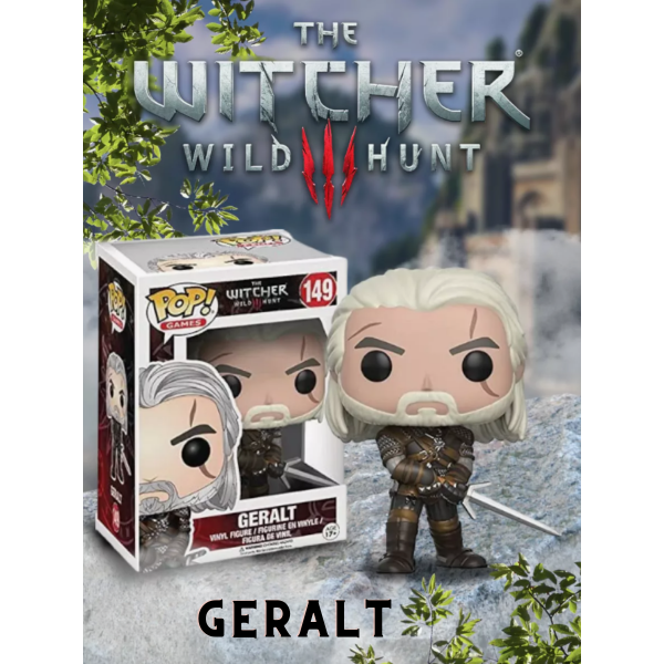 Геральт фігурка Відьмак Geralt Фанк Funko Pop 149 ігрова вінілова фігурка 10см
