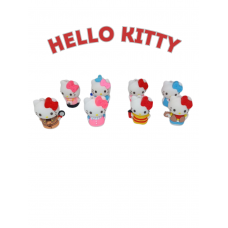 Фігурки Привіт Кітті, Hello Kitty, 8 шт, дитячі іграшки, брелоки 4,5 см