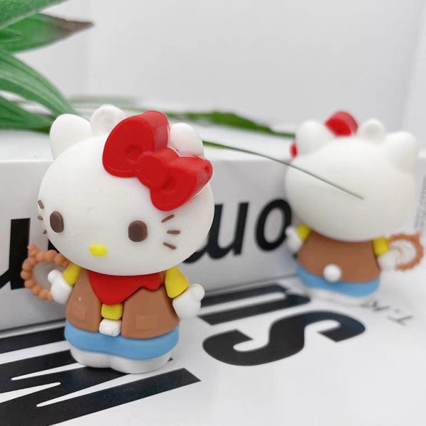 Фігурки Привіт Кітті Hello Kitty Хеллоу Кітті дитячі іграшки брелки 8 шт 4,5 см